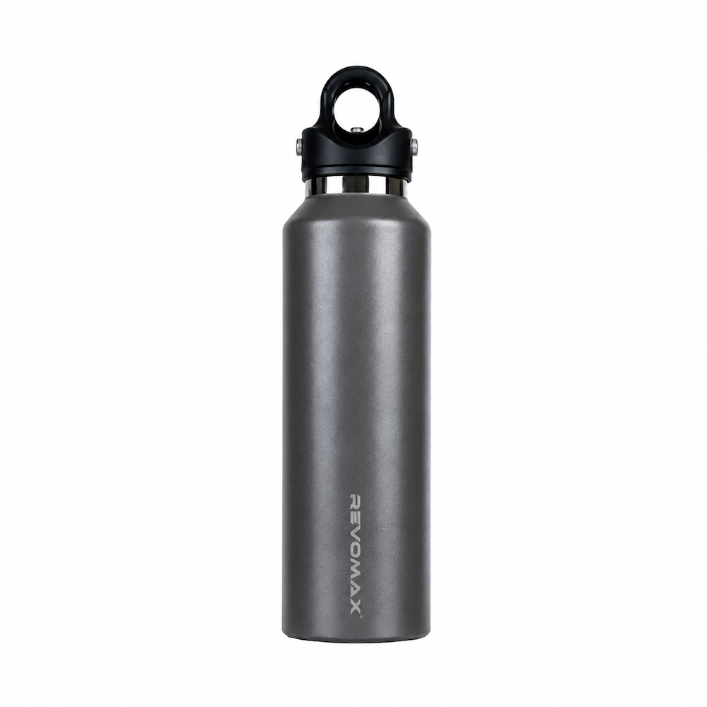 Revomax 592ml / 20oz Twist-Free 316 Stainless Steel Insulated Bottle – Dim Grey