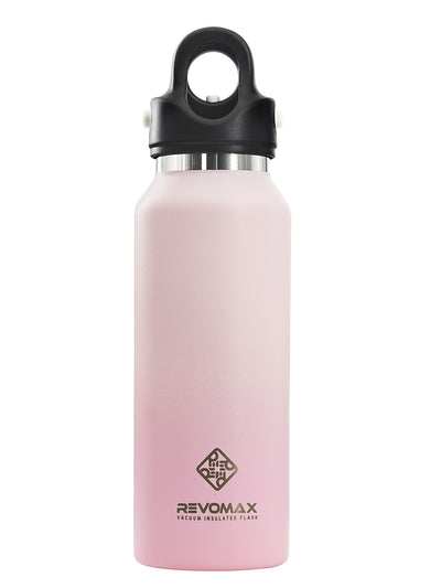 Baby Pink Revomax 355ml 12oz Slim Insulated Flask