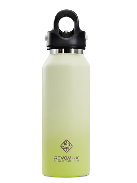 Soft Lime Revomax 355ml 12oz Slim Insulated Flask